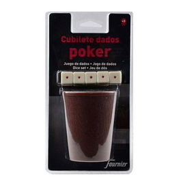 Fournier Cubilete con Dados de Poker