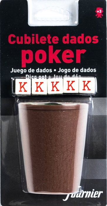 Fournier Cubilete con Dados Póker en Blister