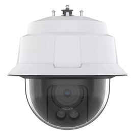 Axis Cámara de Seguridad IP PTZ Exterior Dome Q6086-E 4MP con Zoom Óptico 32x, Autoseguimiento, IP66, PoE
