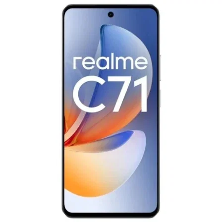 Realme C71 256GB 4GB RAM Smartphone Libre 6.67" 120Hz 6000mAh 50MP Cámara NFC Android 15 Blanco