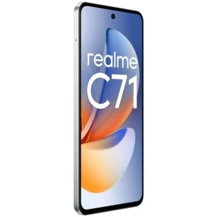 Realme C71 256GB 4GB RAM Smartphone Libre 6.67" 120Hz 6000mAh 50MP Cámara NFC Android 15 Blanco