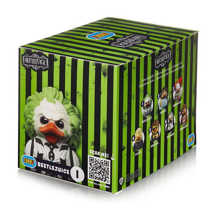 TUBBZ Figuras coleccionables TUBBZ 5056280454403, Sammelente - Beetlejuice 9 cm, Serie de TV y cine, PVC, 90 mm