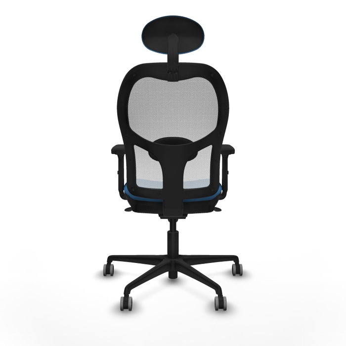 PIQUERAS Y CRESPO Silla de oficina Jorquera con mecanismo Sincro, Azul claro y Blanco PIQUERAS Y CRESPO Silla de oficina Jorquera con mecanismo Sincro, Azul claro y Blanco
