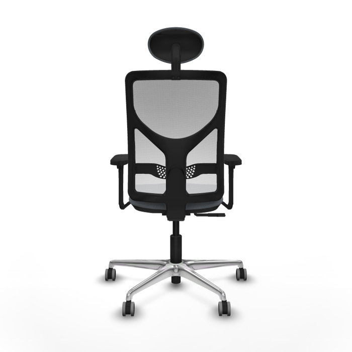 PIQUERAS Y CRESPO Silla de Oficina Motilla Gris y Blanco PIQUERAS Y CRESPO Silla de Oficina Motilla Gris y Blanco