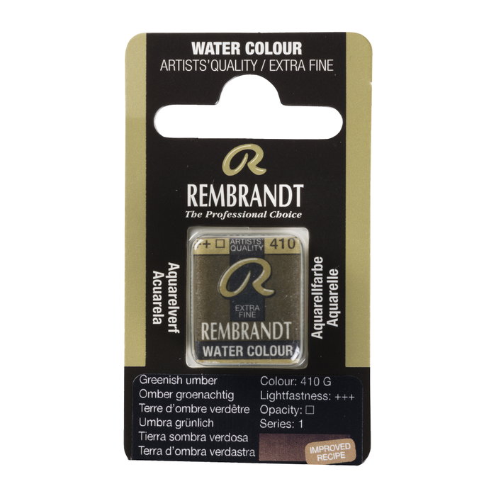 Rembrandt Acuarela Pastilla Tierra Sombra Verdosa 410 Rembrandt Acuarela Pastilla Tierra Sombra Verdosa 410
