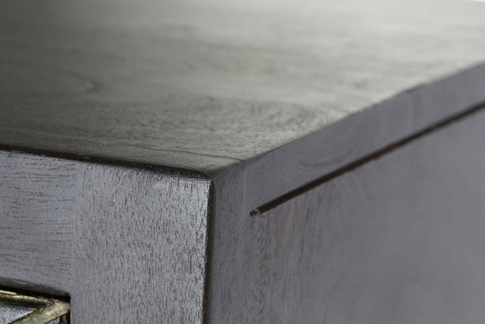 DKD Home Decor Armario Rombo gold Moderno Marron Oscuro Dorado 40 x 175 x 100 cm