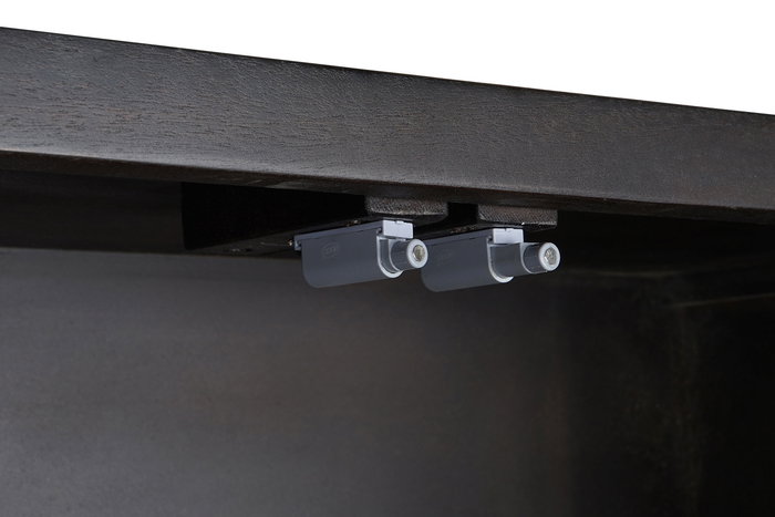 DKD Home Decor Armario Rombo gold Moderno Marron Oscuro Dorado 40 x 175 x 100 cm