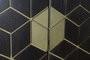 DKD Home Decor Armario Rombo gold Moderno Marron Oscuro Dorado 40 x 175 x 100 cm