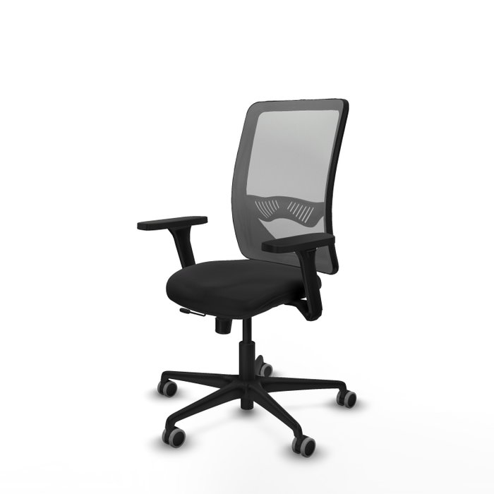 PIQUERAS Y CRESPO Silla de oficina Zulema con mecanismo Sincro/Traslack, Negro y Gris PIQUERAS Y CRESPO Silla de oficina Zulema con mecanismo Sincro/Traslack, Negro y Gris