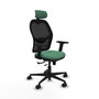 PIQUERAS Y CRESPO Silla de oficina Jorquera Verde esmeralda y Negro
