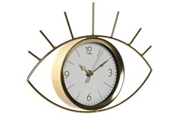 DKD Home Decor Reloj Metal Ojo Dorado 29x4x22 cm