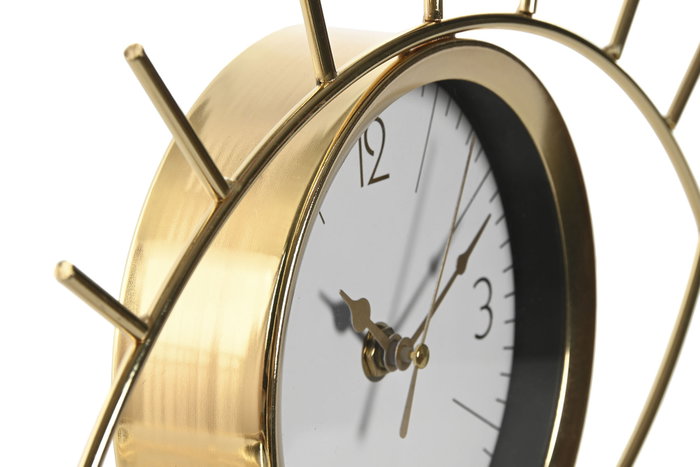DKD Home Decor Reloj Metal Ojo Dorado 29x4x22 cm