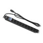 Qoltec Regleta PDU para armario RACK 19 pulg 1U 10A 8xIEC C13 2m