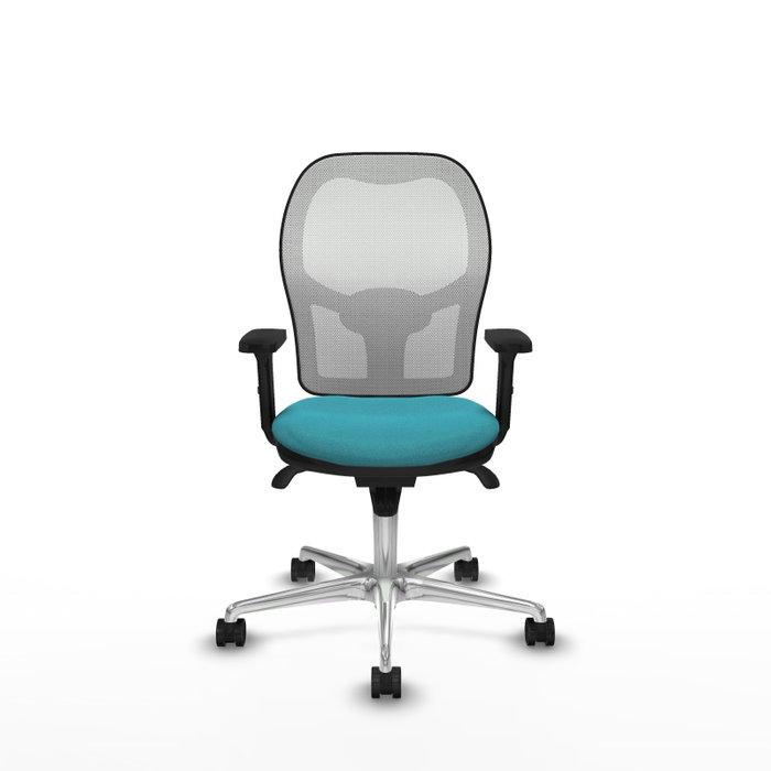 PIQUERAS Y CRESPO Silla de oficina Jorquera Turquesa y Blanco PIQUERAS Y CRESPO Silla de oficina Jorquera Turquesa y Blanco