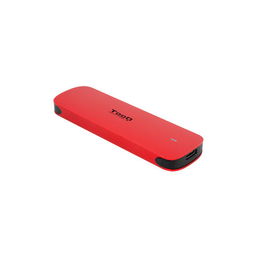 TOOQ TQE-2201R Caja Externa SSD M.2 NVMe USB 3.1 Gen2 Rojo Aluminio