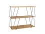 Inde Estantería 3 Niveles Metal-Madera Black 80x30x71.2 cm (2 Unidades)