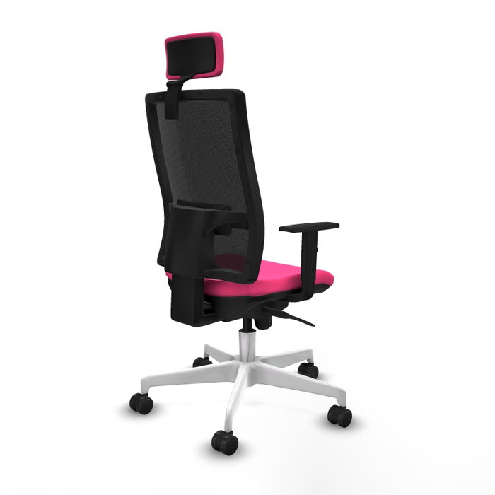 PIQUERAS Y CRESPO Silla de oficina Horna Rosa y Negro PIQUERAS Y CRESPO Silla de oficina Horna Rosa y Negro