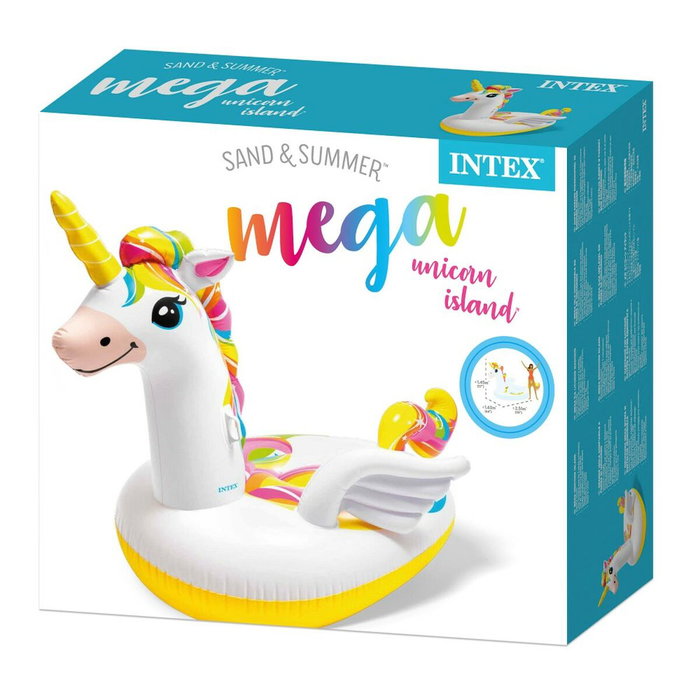 Colchoneta Hinchable Unicornio Intex 57291EU 163 x 251 x 145 cm Colchoneta Hinchable Unicornio Intex 57291EU 163 x 251 x 145 cm
