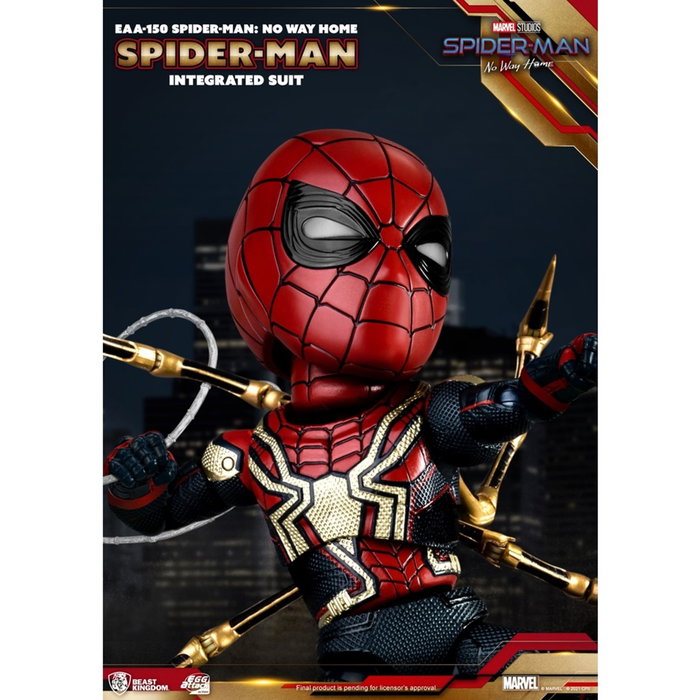 Beast Kingdom Figura Egg Attack Marvel 16.5 cm ABS y PVC, Articulada con Accesorios y Base Expositora
