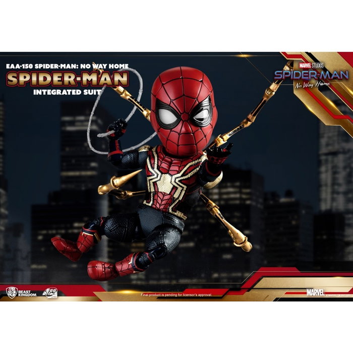Beast Kingdom Figura Egg Attack Marvel 16.5 cm ABS y PVC, Articulada con Accesorios y Base Expositora