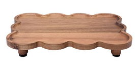 DKD Home Decor Bandeja de Acacia Natural 32x23x5 cm (Pack de 6) SKU: B17YZGAZKZ