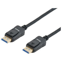 EQUIP Cable DisplayPort 2.1 119271, 1m, Macho a Macho, Negro, Soporta 16K/60Hz y 40Gbps