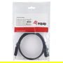 EQUIP Cable DisplayPort 2.1 119271, 1m, Macho a Macho, Negro, Soporta 16K/60Hz y 40Gbps