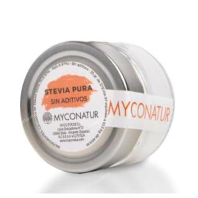 MYCONATUR Stevia Pure 97 Edulcorante Concentrado en Polvo 35Gr (1g equivale a 300g de azúcar) MYCONATUR Stevia Pure 97 Edulcorante Concentrado en Polvo 35Gr (1g equivale a 300g de azúcar)