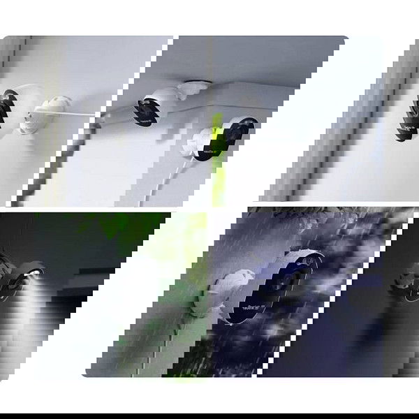 Reolink RL-E450 Lumus Serie Cámara de Seguridad IP 4K Interior/Exterior con Visión Nocturna IP66 Alexa Google Asistente