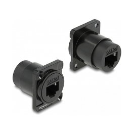 DeLOCK Módulo Tipo-D RJ45 Cat.6A hembra a hembra 87815