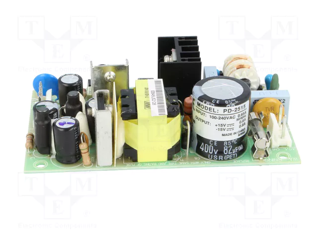 MEAN WELL PD-2515 24W Alimentador Abierto de 2 Salidas