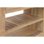 DKD Home Decor Consola de Madera de Mango Reciclada con Ruedas Formentera Meub