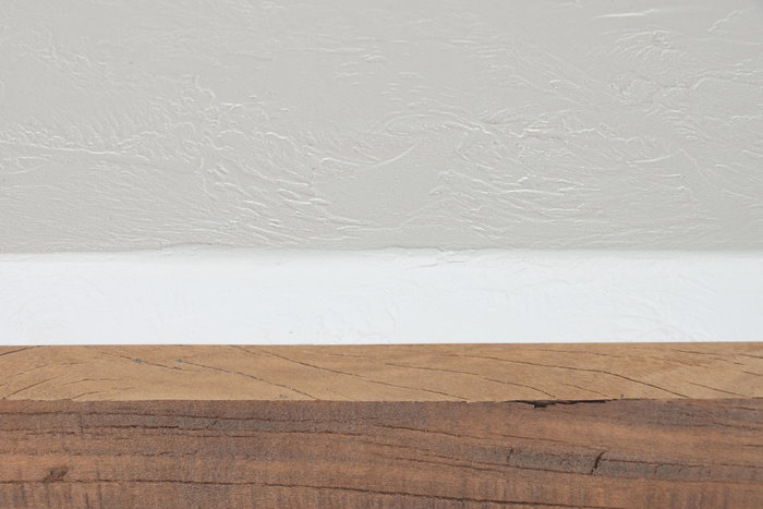 DKD Home Decor Consola Blanco Marron 150 x 40 x 80 cm con Ruedas y 2 Cajones