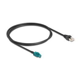 DeLOCK 90697 Cable Coaxial HSD Z Hembra a RJ45 Macho 1 m