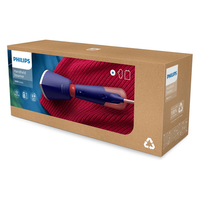 Philips Serie 5000 STH5030 Vaporera de Mano 1400W Blue Pink Philips Serie 5000 STH5030 Vaporera de Mano 1400W Blue Pink