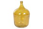 DKD Home Decor Jarrón Garrafa de Cristal Reciclado Naranja 34 L