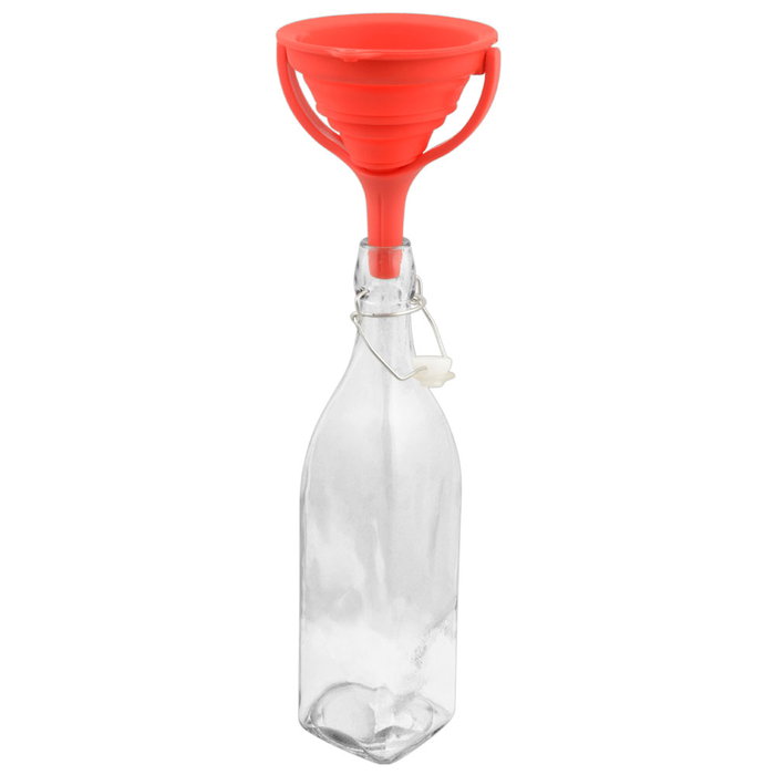 Embudo Retráctil DAY Diámetro 12 cm Apto Uso Alimentario Flexible Plegable Embudo Retráctil DAY Diámetro 12 cm Apto Uso Alimentario Flexible Plegable