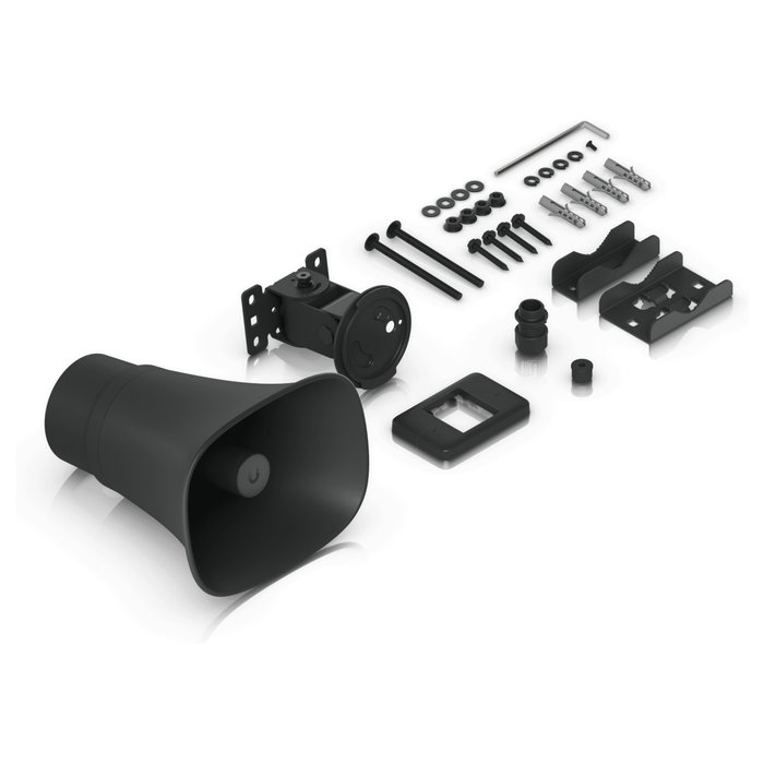 Ubiquiti Networks Altavoz UP-AI-Horn-Speaker-B Negro, IP66, 120dB, Alimentación PoE, para Intercomunicación AI, Montaje en Pared o Poste Ubiquiti Networks Altavoz UP-AI-Horn-Speaker-B Negro, IP66, 120dB, Alimentación PoE, para Intercomunicación AI, Montaje en Pared o Poste