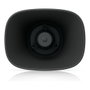 Ubiquiti Networks Altavoz UP-AI-Horn-Speaker-B Negro, IP66, 120dB, Alimentación PoE, para Intercomunicación AI, Montaje en Pared o Poste