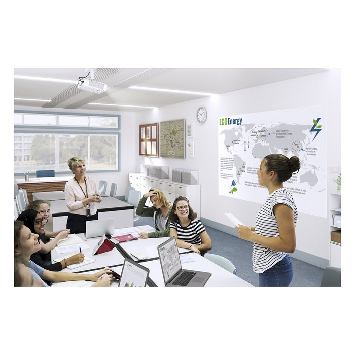 Epson EB-L265F Proyector Láser 3LCD Full HD 4600 Lúmenes 16:9 HDMI USB WiFi Negro