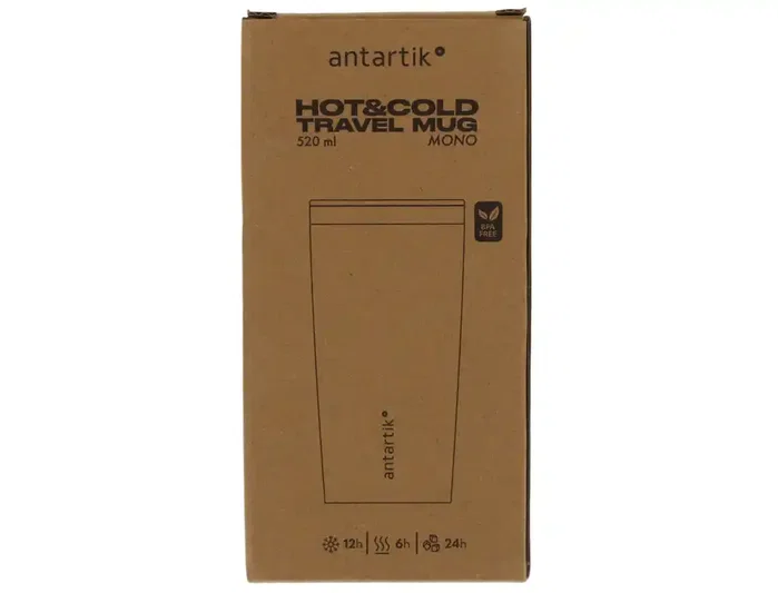 Antartik Vaso térmico Mono tapa hermética rojo 520 ml