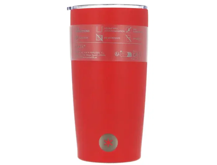 Antartik Vaso térmico Mono tapa hermética rojo 520 ml