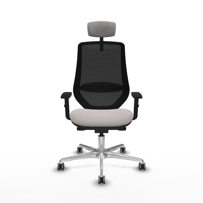 PIQUERAS Y CRESPO Silla de oficina Mardos con mecanismo Sincro/Traslack, Blanco/Negro PIQUERAS Y CRESPO Silla de oficina Mardos con mecanismo Sincro/Traslack, Blanco/Negro