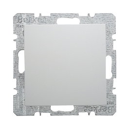BERKER 6710098989 Tapa de seguridad para enchufe con pieza central blanco brillante