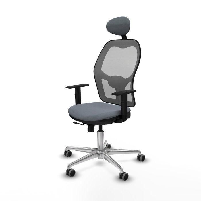 PIQUERAS Y CRESPO Silla de oficina Jorquera Gris con mecanismo Sincro/Traslack PIQUERAS Y CRESPO Silla de oficina Jorquera Gris con mecanismo Sincro/Traslack