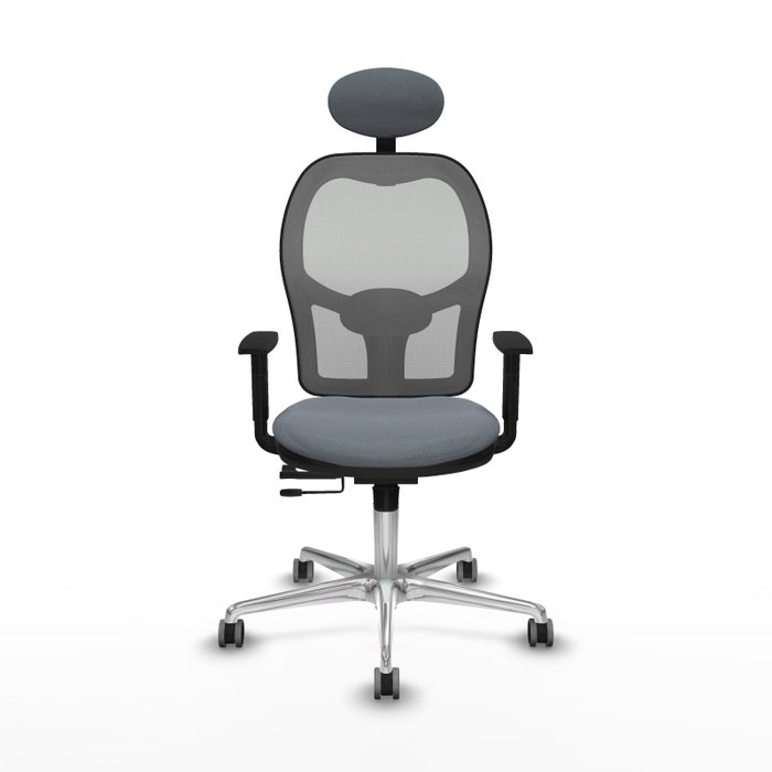 PIQUERAS Y CRESPO Silla de oficina Jorquera Gris con mecanismo Sincro/Traslack PIQUERAS Y CRESPO Silla de oficina Jorquera Gris con mecanismo Sincro/Traslack