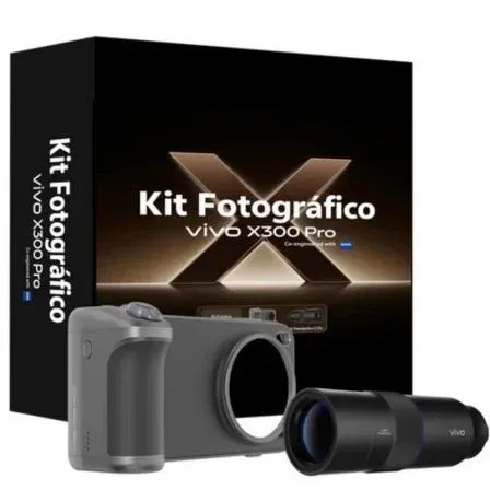 Vivo Kit Cámara para SmartPhone X300 Pro Extensor Teleobjetivo ZEISS 2,35x