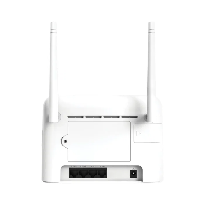 Strong Router 4G LTE 350 - Router Móvil con 2 Ranuras SIM, Velocidad LTE hasta 150 Mbps, Wi-Fi 300 Mbps, 4 Puertos LAN Ethernet, 2 Antenas Externas, Blanco
