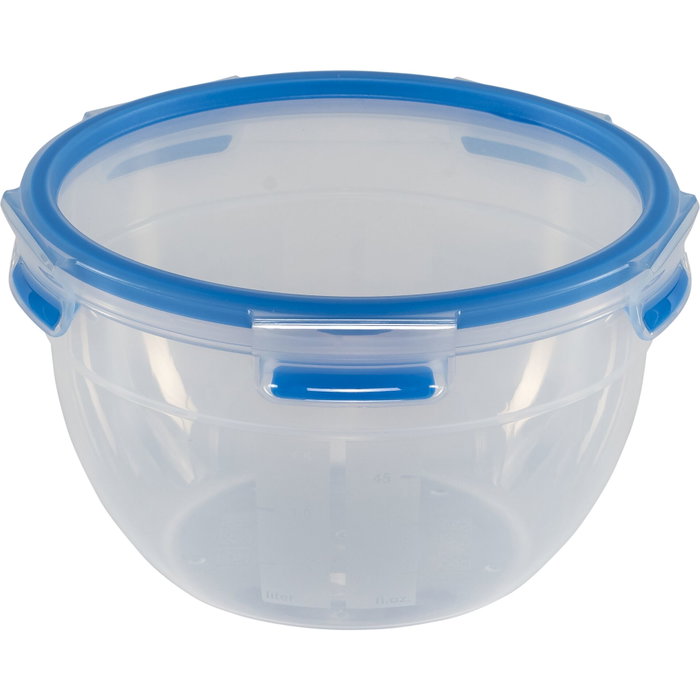 Emsa Clip & Close Recipiente de Alimentos Redondo 2,6 L Transparent/Blue Emsa Clip & Close Recipiente de Alimentos Redondo 2,6 L Transparent/Blue