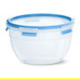 Emsa N1011400 Contenedor Redondo Clip & Close 2,6 L Transparente/Azul